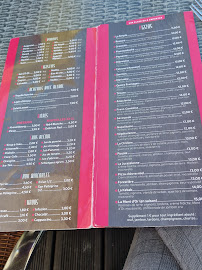 Menu / carte de La Petite Fontaine à Gray