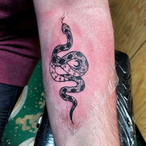 Explore shellback tattoo ideas, creative tattoo ideas in Vancouver, available at Studio X Tattoos & Piercings