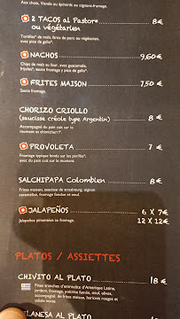 Restaurant latino-américain El Chivito Lyon Cuisine d’Amérique Latine à Lyon (la carte)