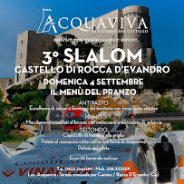 Acquaviva - La Taverna del Castello à Rocca d'Evandro menu