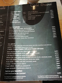 Crêperie Côté Rue à Jullouville (le menu)