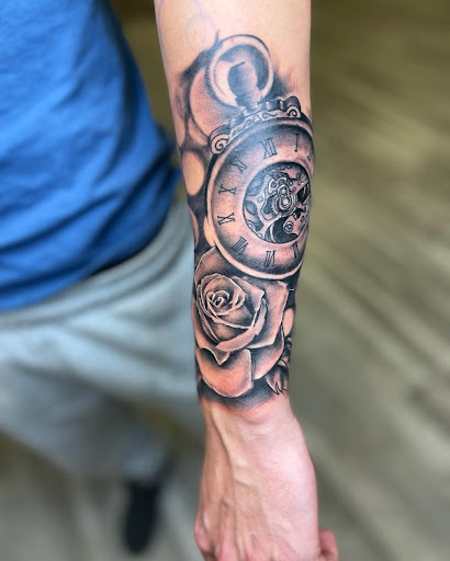 Explore tattoo ring ideas, creative tattoo ideas in Watford City, available at Soulful Ink Studios