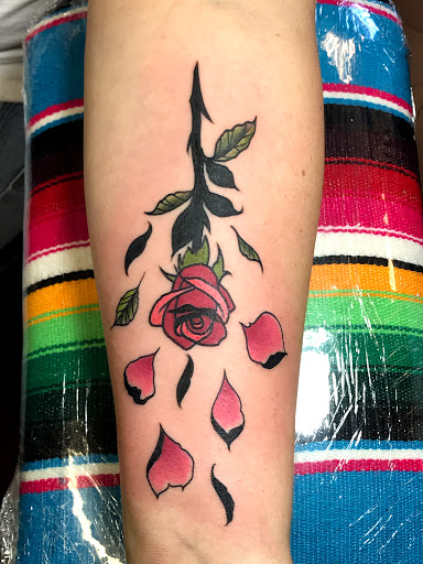 Explore lightning tattoo ideas, creative tattoo ideas in Modesto, available at Inkwell Tattoo