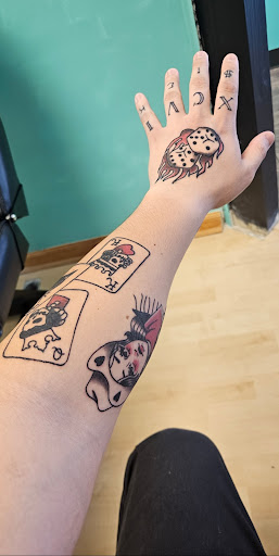 Explore uicideboy tattoo ideas, creative tattoo ideas in Magnolia, available at Lucky Sparrow Tattoo Shop and Piercing