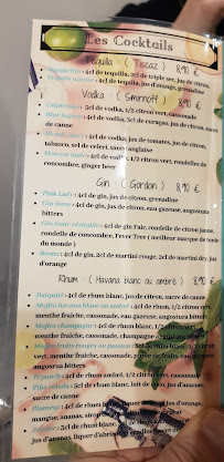 Restaurant français L'arbre Blanc à Pontoise (la carte)