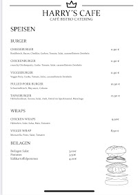 Menu / carte de Harrys Café Bistro Catering à Kriftel