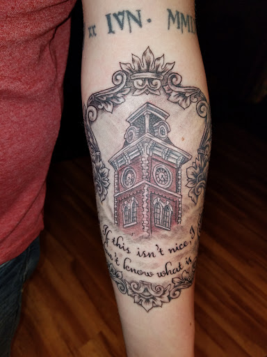 Explore family tree sleeve tattoo ideas, creative tattoo ideas in Jonesboro, available at Bewitched Body Art