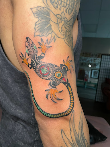 Explore childs name tattoo ideas, creative tattoo ideas in Edgewood, available at Wild Coyote Tattoo