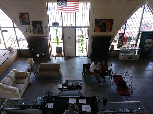 Explore leg tattoo ideas, creative tattoo ideas in El Paso, available at Santa Rosa Tattoo Studio