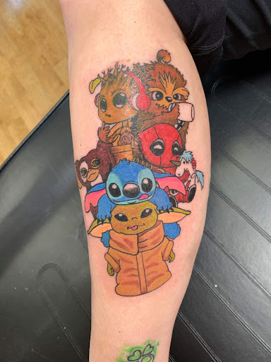 Find hand tattoo ideas for women for your next unique tattoo in Elizabethtown at Electric Feel Tattoos