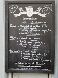 Menu / carte de le François 1er à Amboise