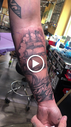 Explore eagles tattoo ideas, creative tattoo ideas in Duluth, available at Gitchee Gumee Tattoo