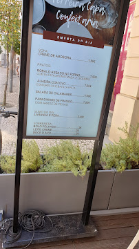 Menu / carte de Pastelaria Ferreira Capa à Braga