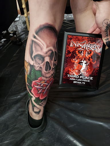 Explore sleeping beauty tattoo ideas, creative tattoo ideas in College Station, available at Legacy Tattoo Lounge