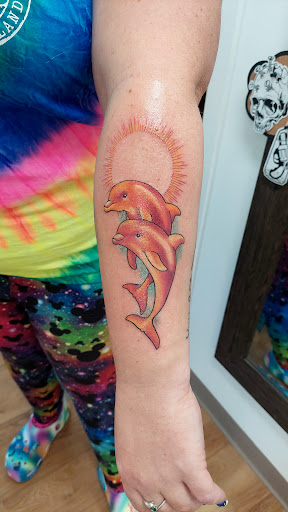 Explore highland cow tattoo ideas, creative tattoo ideas in Buffalo, available at Stay Weird Tattoo