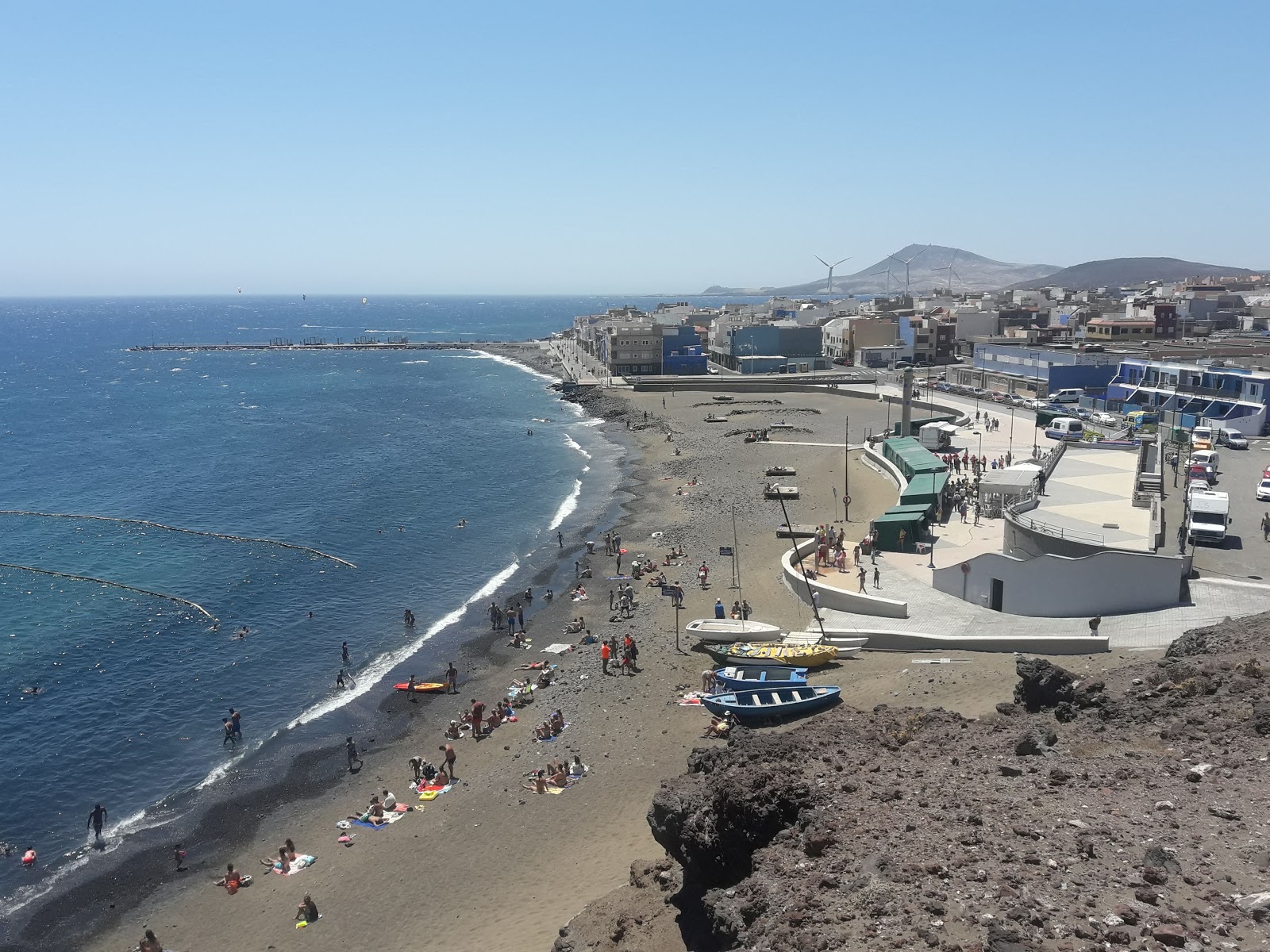 Fotografija Playa El Burrero z visok stopnjo čistoče