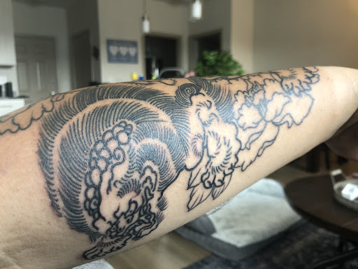 Explore japanese lettering tattoo ideas, creative tattoo ideas in San Antonio, available at Ink Couture Tattoos