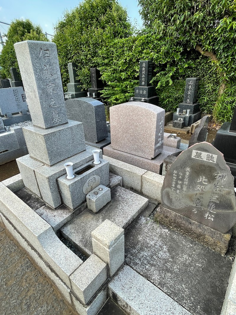 初代柳家三亀松の墓