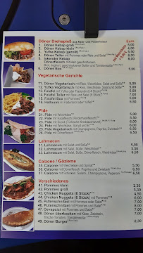 Carte du Bay kebap Pizzeria à Kirchzarten