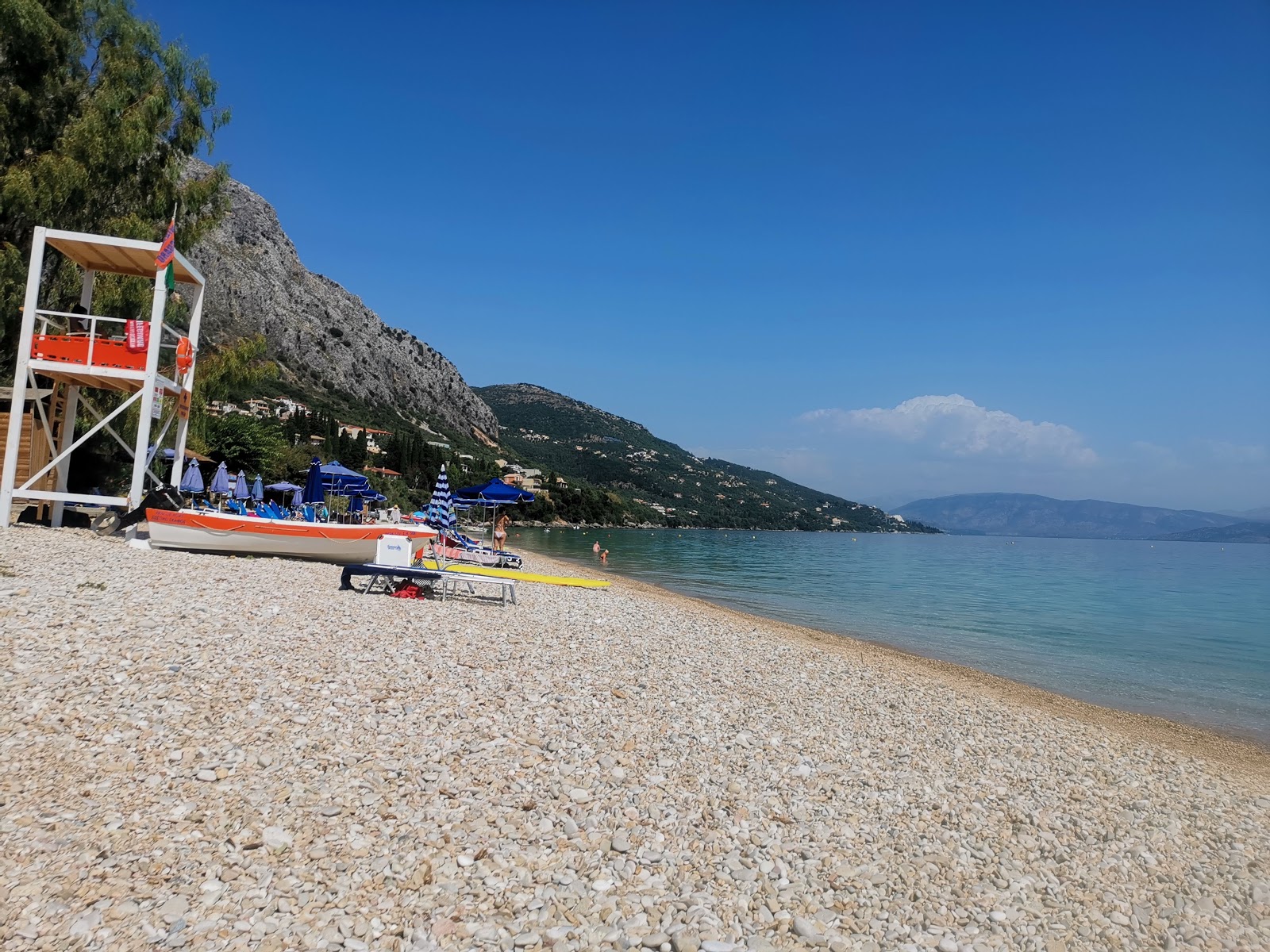 Foto van Barbati Strand - populaire plek onder ontspanningskenners