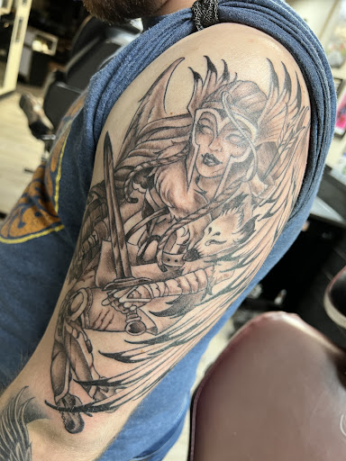 Explore family forearm tattoo ideas, creative tattoo ideas in Clive, available at Lucky Gal Tattoo & Piercing Clive