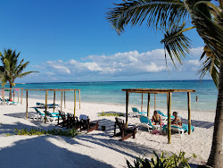 Foto de Akumal beach área de resort de praia