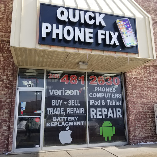 Electronics Repair Shop «Quick Phone Fix», reviews and photos, 139 S Telegraph Rd, Pontiac, MI 48341, USA