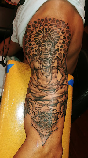 Explore automotive tattoo ideas, creative tattoo ideas in Charlotte, available at Haylo Healing Arts Lounge