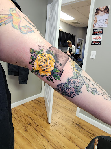 Explore face tattoo ideas for men, creative tattoo ideas in Dickinson, available at Creative InSight Tattoo