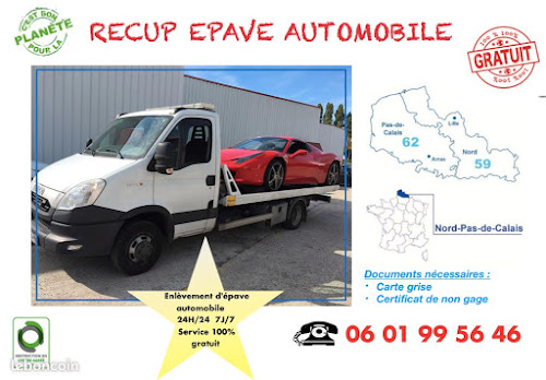 Recup Epave Automobile à Aulnoy-Lez-Valenciennes