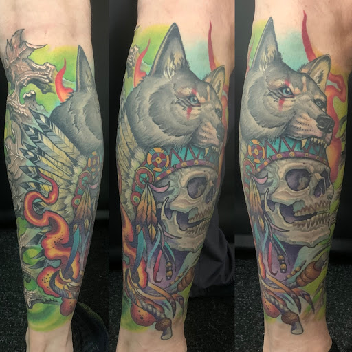 Explore adrenaline tattoo ideas, creative tattoo ideas in Lombard, available at New Hope Tattoo