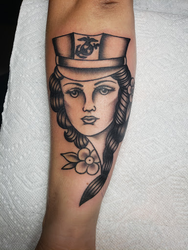 Explore chameleon tattoo ideas, creative tattoo ideas in Carbondale, available at Bomber Crew Tattoo