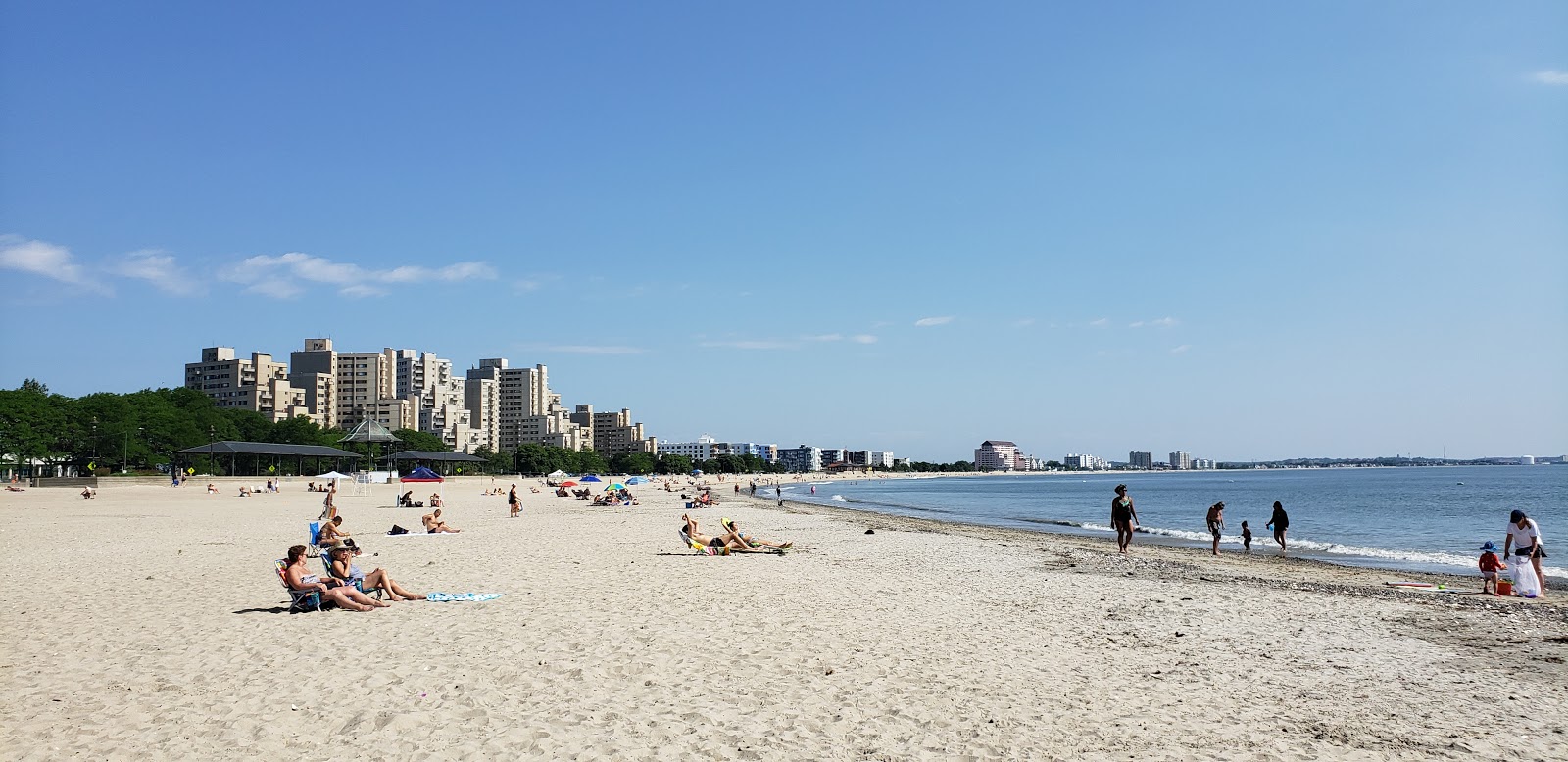Photo of Revere beach with long straight shore