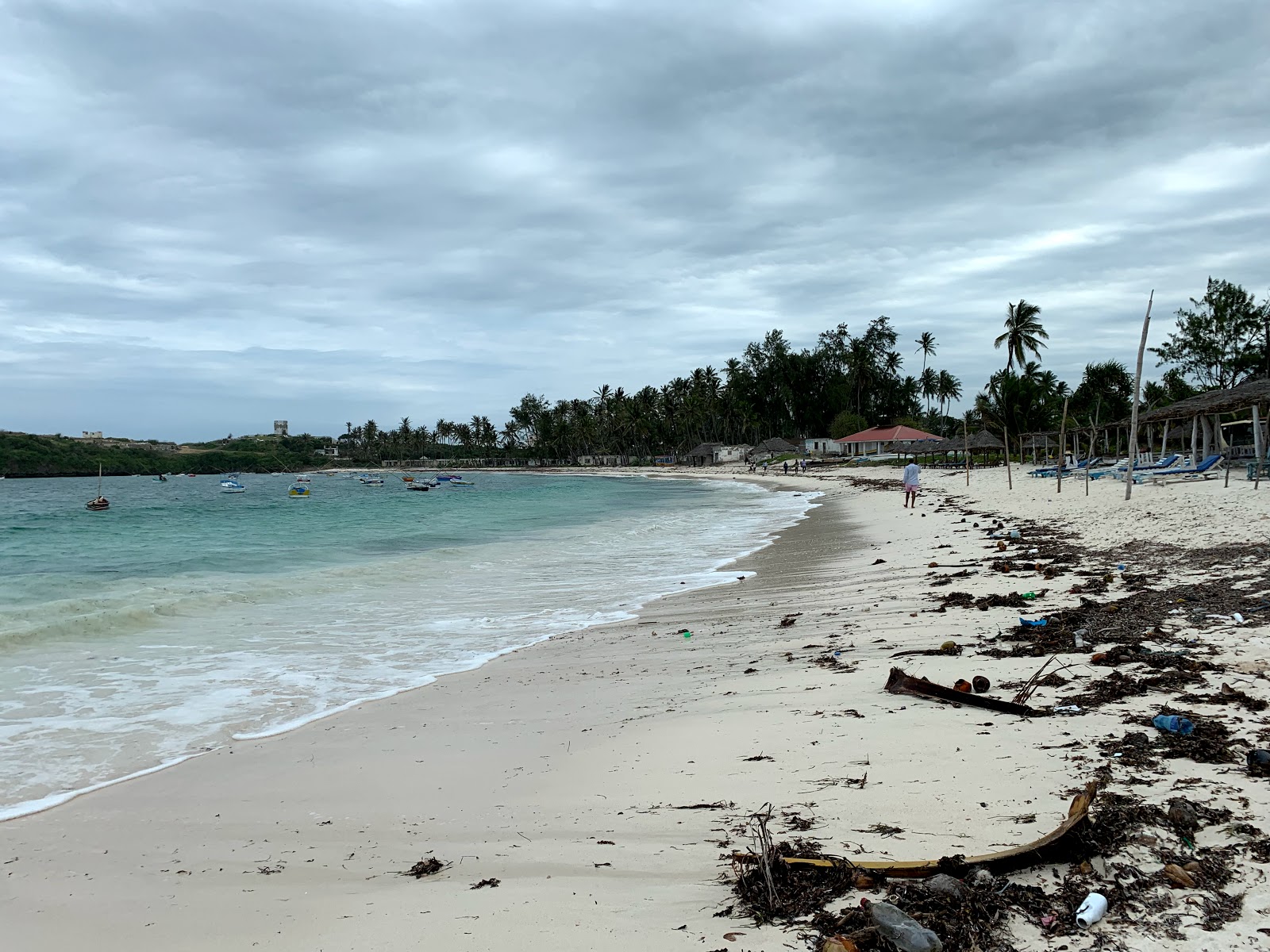 Foto van Watamu Strand met gemiddeld niveau van netheid