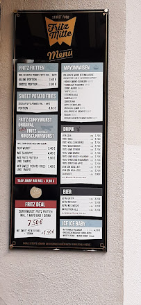 Fritz Mitte Wagnergasse 🥇 à Jena menu