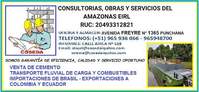 CONSULTORIAS, OBRAS Y SERVICIOS DEL AMAZONAS E.I.R.L - Servicio de transporte