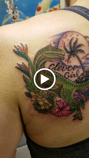 Explore alpha omega tattoo ideas, creative tattoo ideas in Hilo, available at Pacific Island Ink