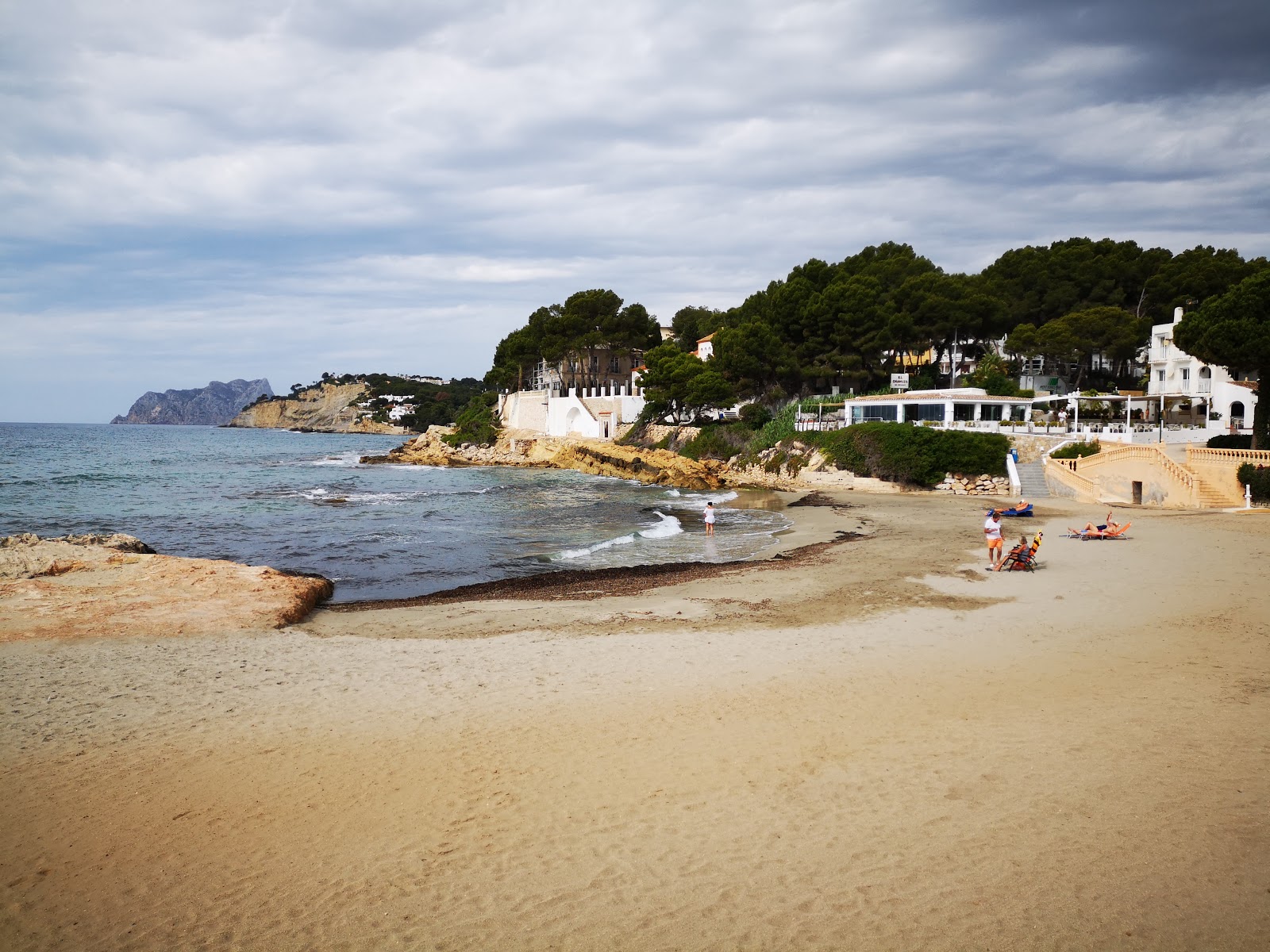 Foto av Beach Moraira bekvämlighetsområde