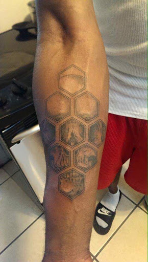 Explore let go and let god tattoo ideas, creative tattoo ideas in Butler, available at Electric City Ink