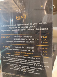 Menu du Miya Asian Fusion Restaurant à Collegno