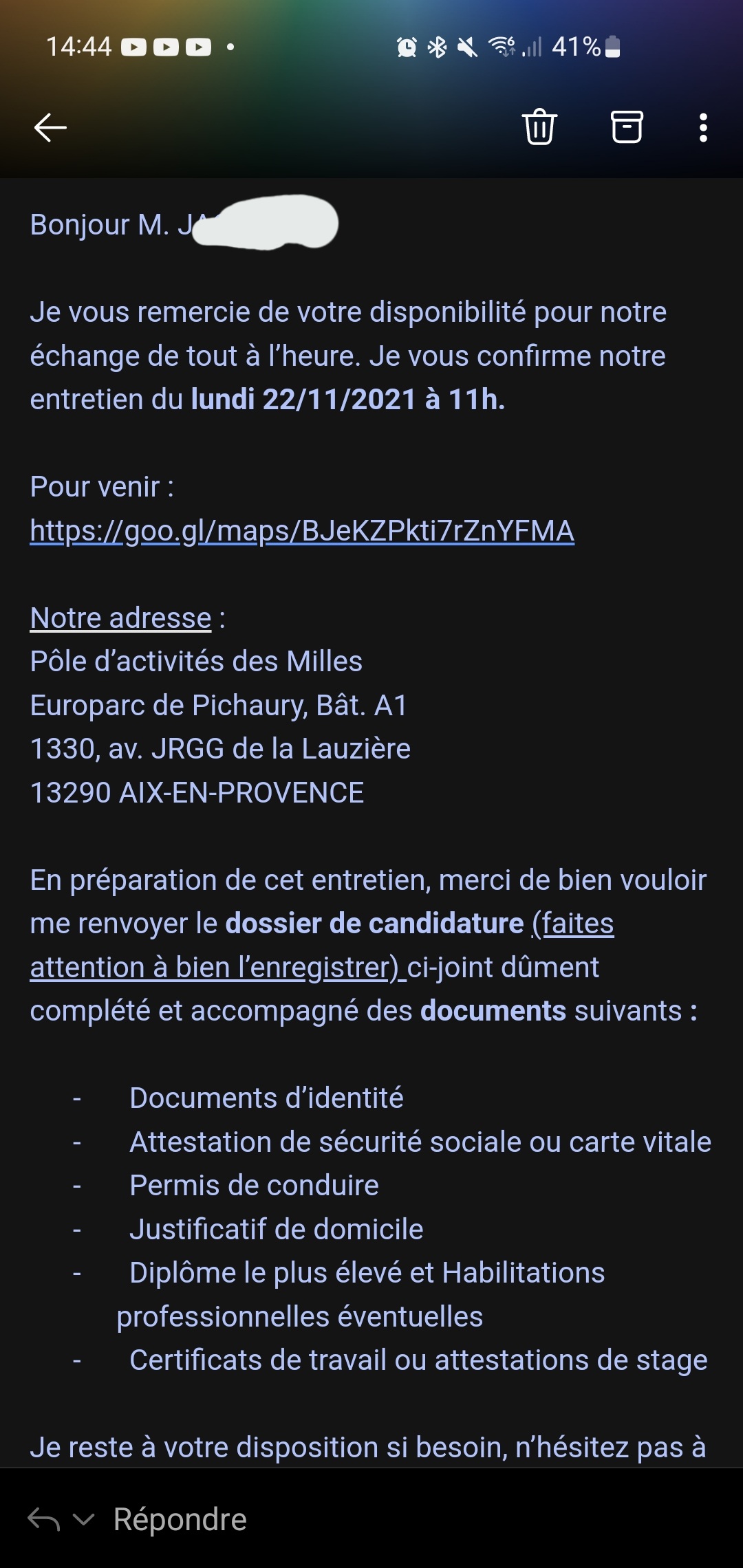 Photo n° 1 de l'avis de laurent.a fait le 04/02/2023 à 08:17
