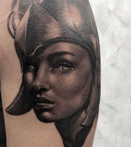 Explore small lion tattoo ideas, creative tattoo ideas in Hollywood, available at Sacred Eye Tattoos