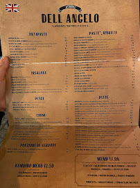 Menu / carte de Trattoria Dell'Angelo à Paris