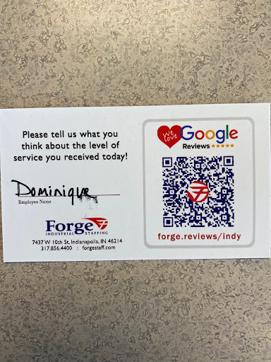 Employment Agency «Forge Industrial Staffing», reviews and photos, 7437 W 10th St, Indianapolis, IN 46214, USA