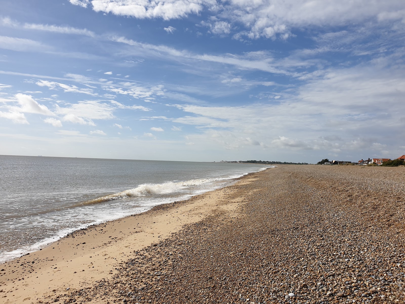 Foto von Strand von Thorpeness mit langer gerader strand