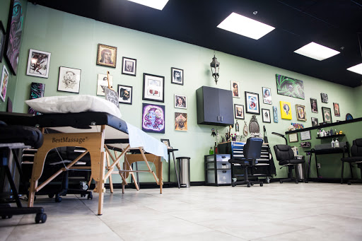 Explore taurus sign tattoo ideas, creative tattoo ideas in Fontana, available at Dark Hearts Tattoo Gallery