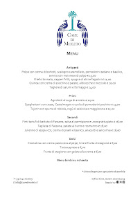 Cave di Moleto ristorante à Ottiglio carte