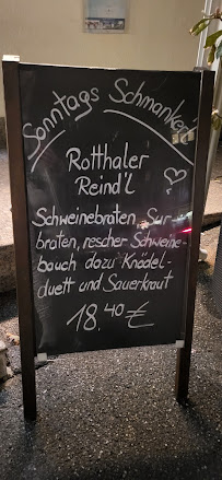 Restaurant Restaurant Haensel und Gretel à Bad Füssing (le menu)