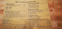 Restaurant Enosteria Pedrocchi à Fanano (le menu)