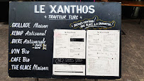 Menu du Le Xanthos à Montreuil